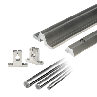 Wałki liniowe prowadzące i akcesoria