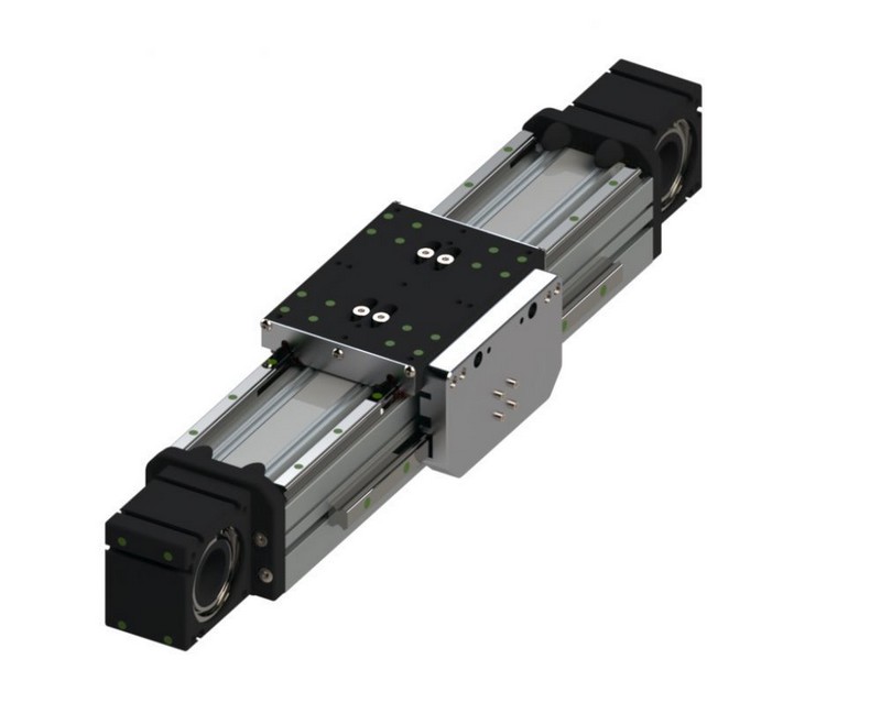 Moduł napędzany pasem z dodatkowym hamulcem pneumatycznym Moduł napędzany pasem z dodatkowym hamulcem pneumatycznym