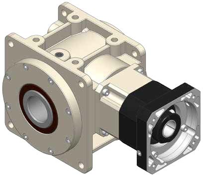Przekładnia hipoidalna LiMing HY130-ROB-25~150, luz kątowy P2, d1≤35