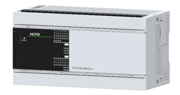 Sterownik PLC HCM100-60MT6-A, 230 VAC, I/O: 36DI/24DO/2HSI(200kHz), wyjścia tranzystorowe, CANopen, 6-osi impulsowych