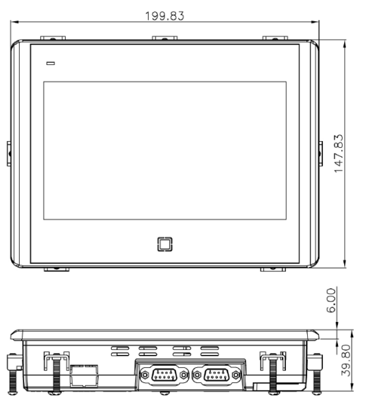 Panel operatorski HMI Novakon N07F-N 7" TFT LCD 800x480px, 400MHz ARM9, 128MB RAM, 128MB Flash, 2xUSB, 3xCOM, 1xEthernet, SD Card, VNC