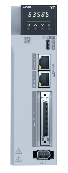 Serwowzmacniacz HN-Y7FB075T-S do 750W, 3,5A, 3x400VAC, EtherCAT, STO, typ FB - full functional