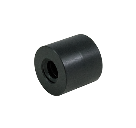 Nakrętka tr. cylindryczna 24x5, gwint prawy - nylon PA 6.6