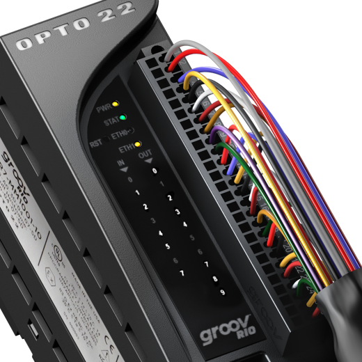 Opto22 groov RIO – konfigurowalny moduł I/O (8+2 kanały), Ethernet, PoE, MQTT - obrazek 3