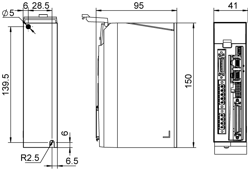 Serwowzmacniacz Moons' M2DC-10D5C 200-550W 10A 20-60VDC CANopen/Q Programmer - obrazek 2