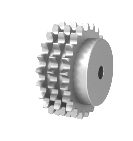 Koło łańcuchowe 16B-3 z=32, z piastą