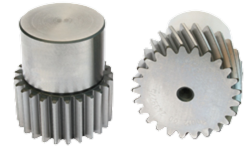 Koło zębate ATLANTA 24 47 324, Moduł 4 z=24, zęby skośne, hartowane, szlifowane, klasa dokładności 6