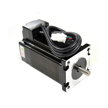 Silnik serwokrokowy MOONS' AM24SS3DGB-N-BR01 2.5Nm enkoder 20000 imp./obr.; z hamulcem; d=8mm