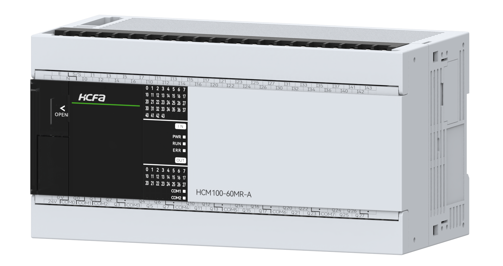 Sterownik PLC HCM100-60MR-A, 230 VAC, I/O: 36DI/24DO/2HSI(200kHz), wyjścia przekaźnikowe, CANopen, 6-osi impulsowych