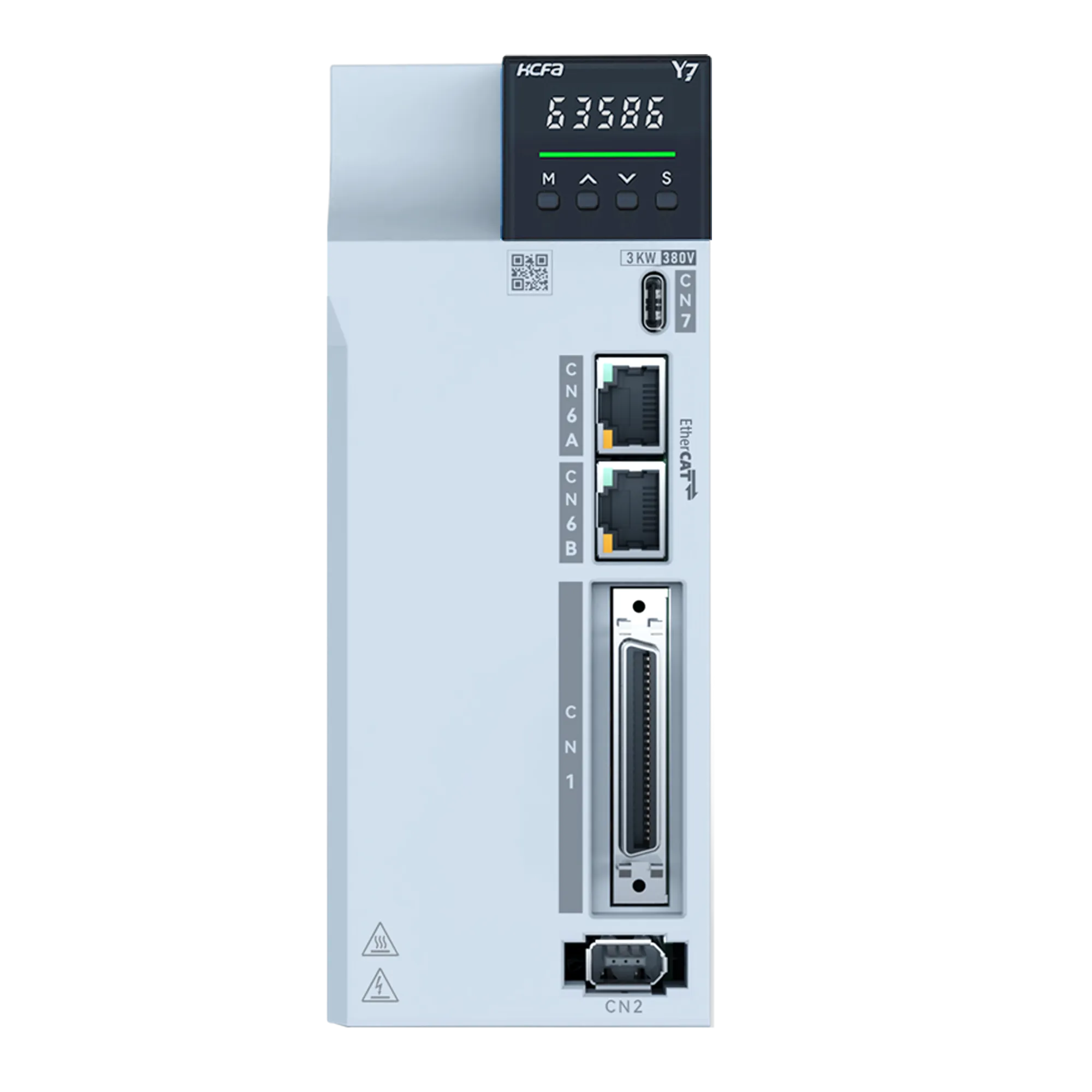 Serwowzmacniacz HN-Y7EA300T-S do 3kW, 11,9A, 3x400VAC, RS485/Modbus RTU, typ EA - sterowanie impulsowe, standard type