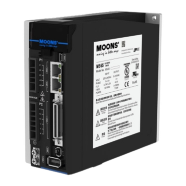 Serwowzmacniacz MOONS' M56S-24A5RF 750W 4,5A 230VAC RS485/SCL/Modbus RTU/impulsowe/analogowe/Q Programmer, DB, STO
