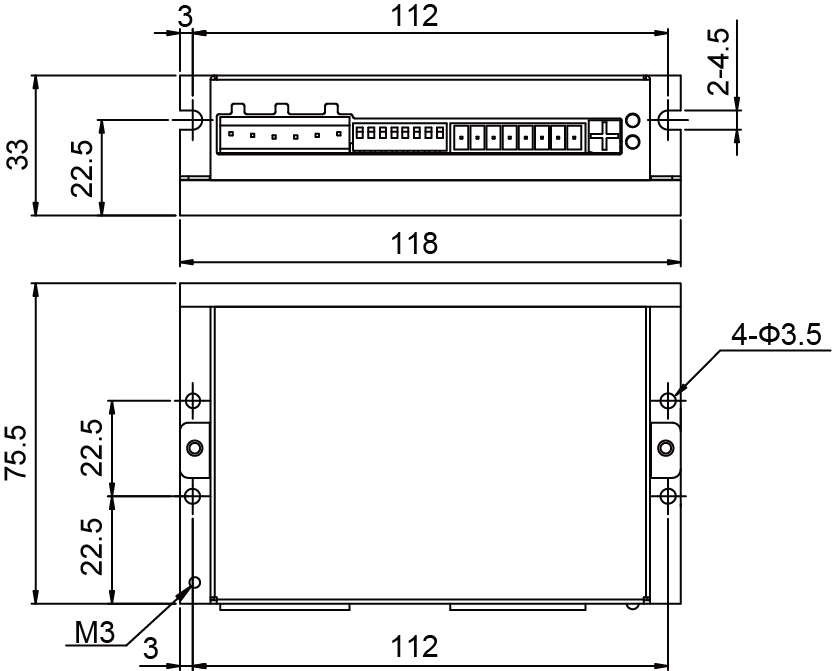 Sterownik silnika krokowego MOONS' SR8-Plus 24-75VDC 7,8A