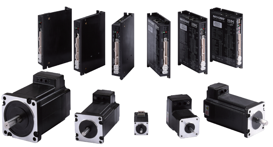 Sterownik silnika serwokrokowego MOONS' SSDC03-EC 12-48VDC 3A Dual-Port EtherCAT (2xRJ45) / Qprogrammer / Analog