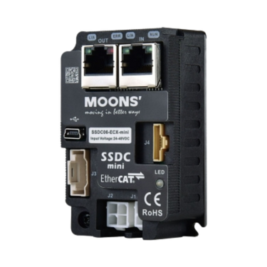 Sterownik silnika serwokrokowego MOONS' SSDC06-ECX-mini 24-70VDC 6A EtherCAT (1 axis) - obrazek 3