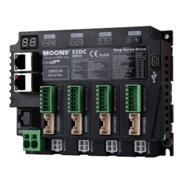 Sterownik silnika serwokrokowego MOONS' SSDC10-4X-ECX-S 24-70VDC 10A EtherCAT (4 axis), Funkcja STO - obrazek 4