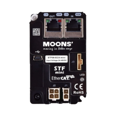 Sterownik silnika krokowego MOONS' STF06-ECX-mini 6A 24-48VDC CANopen/Qprogrammer