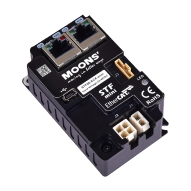 Sterownik silnika krokowego MOONS' STF06-ECX-mini 6A 24-48VDC CANopen/Qprogrammer - obrazek 2