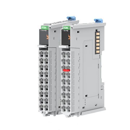 4-kanałowy moduł wejść temperaturowych HCMX-TC04-D (rezystancyjne), 24-bit, obsługuje czujniki: PT100, PT500, PT500, CU100, KTY84, NTC