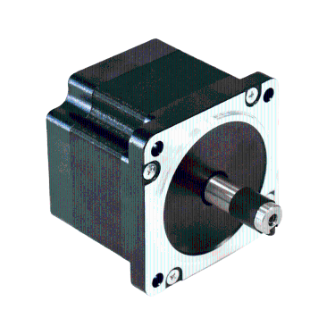 Silnik krokowy MOONS' AM34HD2403-M08 9,4Nm, 5,6A 1.8deg, podwójny wałek z rowkiem