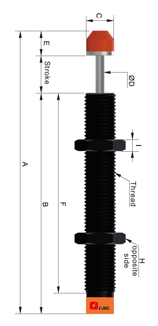 Amortyzator przemysłowy AC1210-1