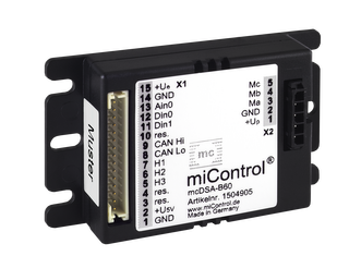 Sterownik silników DC/BLDC mcDSA-B60 9-60VDC max.15A - obrazek 2