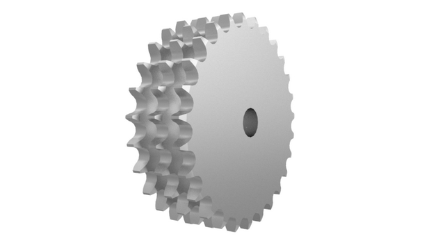 Koło łańcuchowe 32B-3 z=57, tarcza