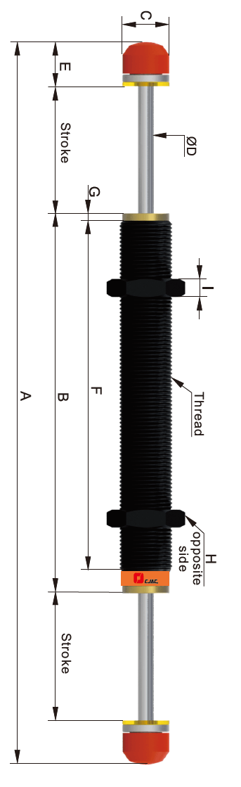 Amortyzator przemysłowy ACD2050-2