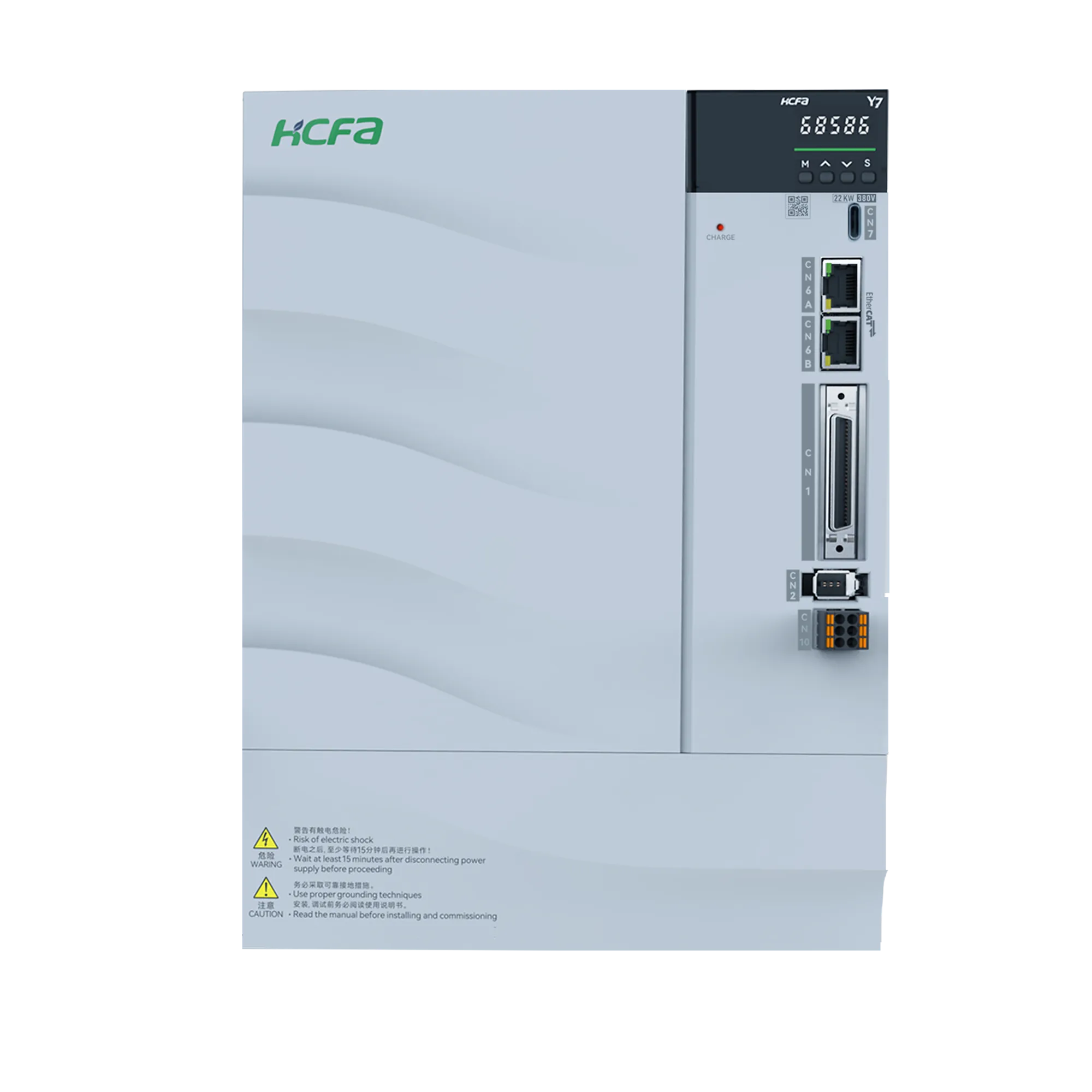 Serwowzmacniacz HN-Y7EA111T-S do 11kW, 28,1A, 3x400VAC, RS485/Modbus RTU, typ EA - sterowanie impulsowe, standard type