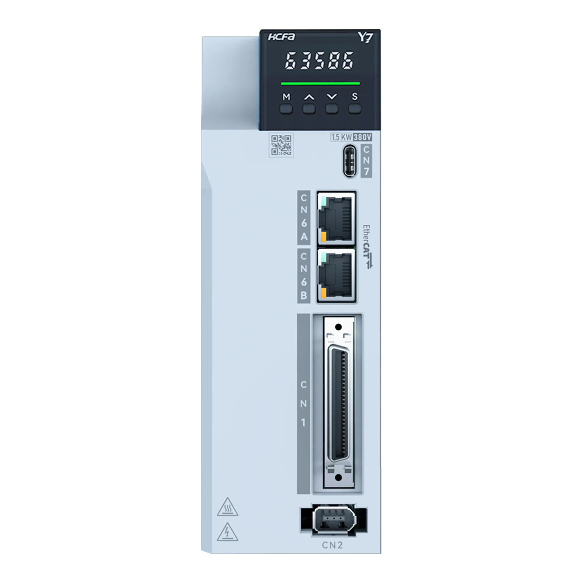 Serwowzmacniacz HN-Y7FA150T-S do 1,5kW, 5,4A, 3x400VAC, RS485/Modbus RTU, STO, typ FA - sterowanie impulsowe, full functional