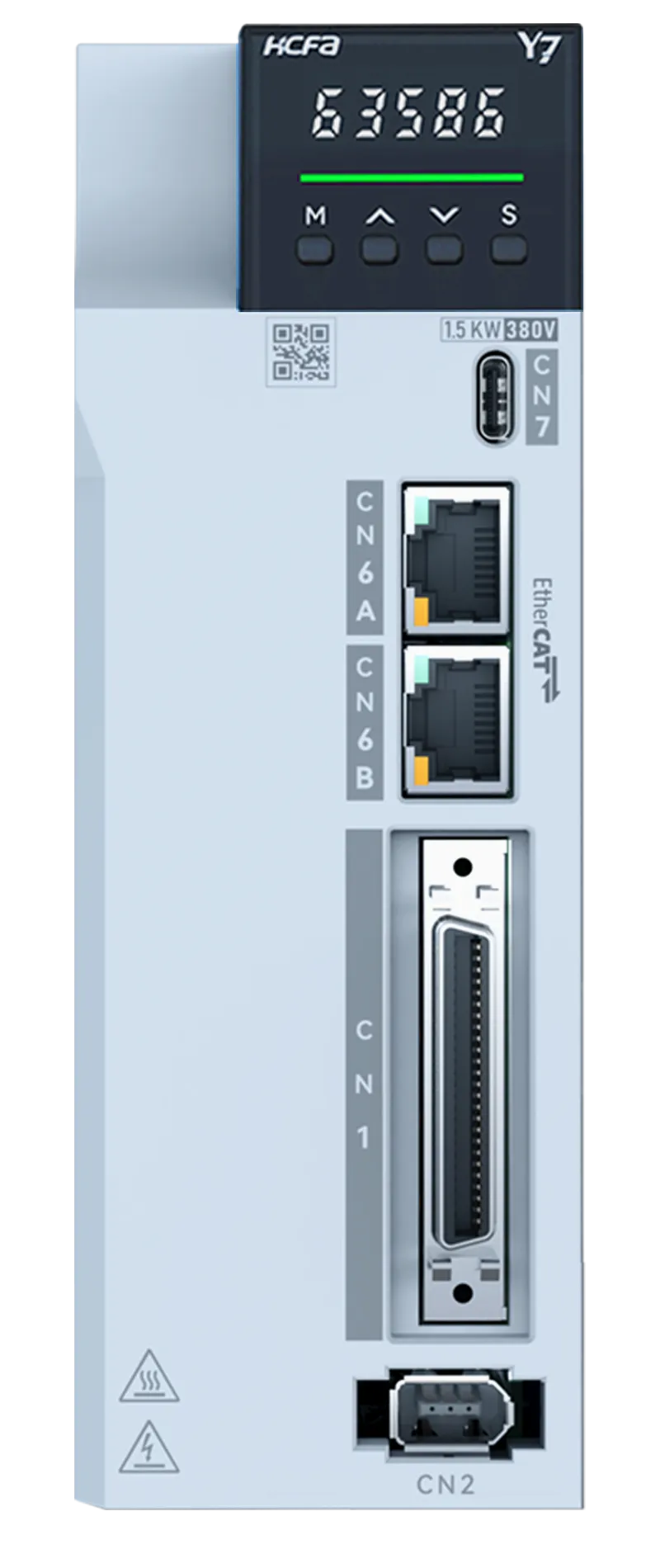 Serwowzmacniacz HN-Y7FB150T-S do 1.5kW, 5.4A, 3x400VAC, EtherCAT, STO, typ FB - full functional