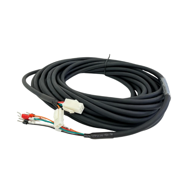 Kabel mocy elastyczny CAB-PWB75A-15M do serwosilników HCFA serii X2/X6 o kołnierzu 60/80mm, typ lead-wire, z hamulcem, L=15m