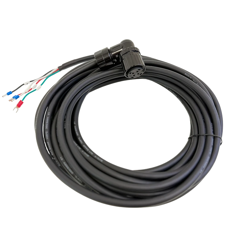 Kabel mocy elastyczny CAB-PWR100A-20M do serwosilników HCFA serii X2/X6 o kołnierzu 100/130mm, bez hamulca, L=20m