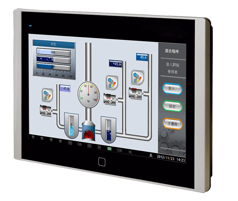 Panel operatorski HMI Novakon P10F-N 10,2" TFT LCD 800x480px, 1,0GHz ARM Cortex-A8, 512MB RAM, 4GB MMC Flash, 2xUSB, 3xCOM, 1xEthernet, SD Card, VNC