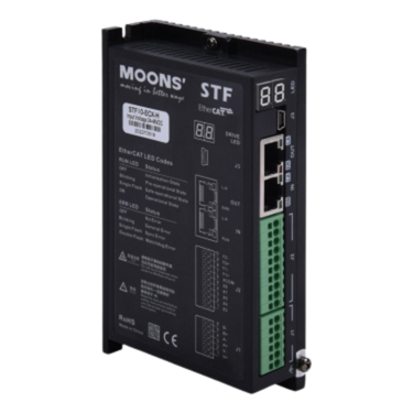 Sterownik silnika krokowego MOONS' STF10-ECX-H 10A 24-70VDC EtherCAT/Qprogrammer