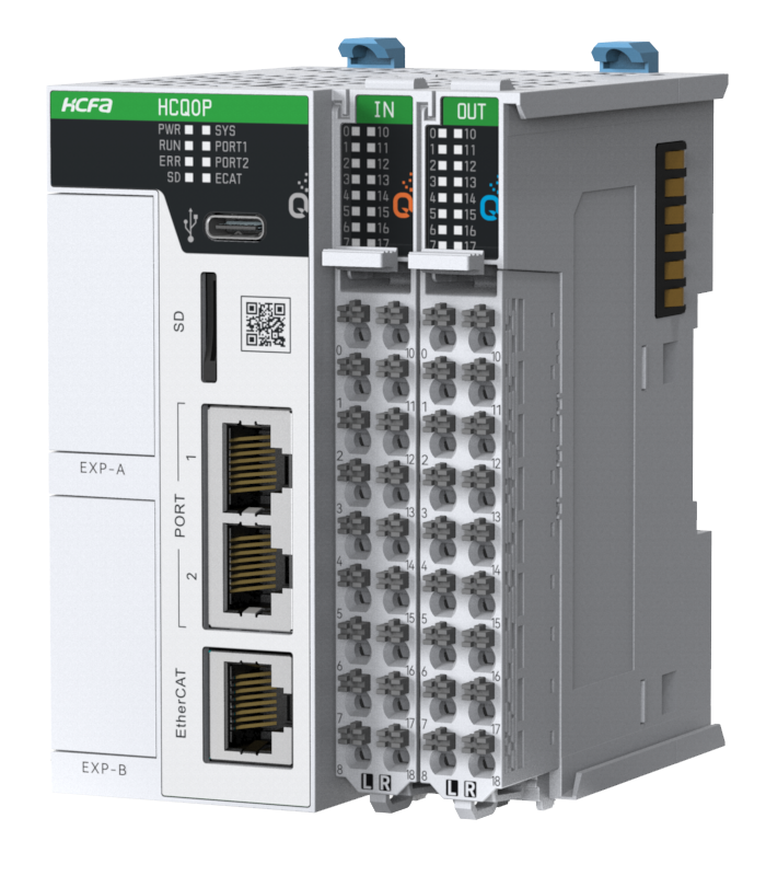 Sterownik PLC/PAC HCQ0P-1200-D4 Codesys/SoftMotion/CNC, 24VDC, 16DI/16DO, EtherCAT/CANopen/Modbus RTU/ Modbus TCP/ EtherNet/IP, OPC UA, max. 8 osi EtherCAT