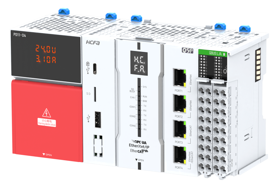 Sterownik PLC/PAC HCQ5P-1500-U4 Codesys/SoftMotion/CNC, 24VDC, 16DI/16DO, EtherCAT/CANopen/Modbus RTU/ Modbus TCP/ EtherNet/IP, OPC UA, max. 64 osi EtherCAT