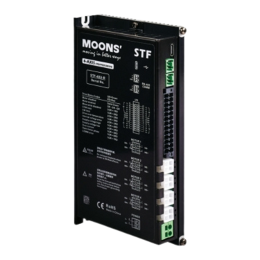 Wieloosiowy sterownik silnika krokowego MOONS` STF05-4XU-R 5A 24-48VDC, 4-osie, RS-485