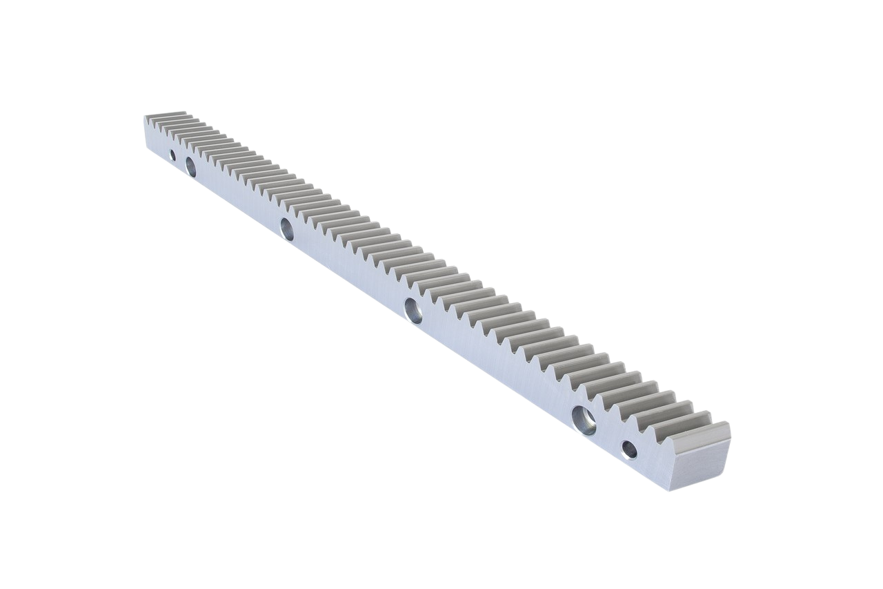Listwa zębata ATLANTA 38 31 100, Moduł 3 30x29x1000mm, zęby skośne, ulepszane cieplnie, klasa dokładności 8e27; otwory montażowe - obrazek 2