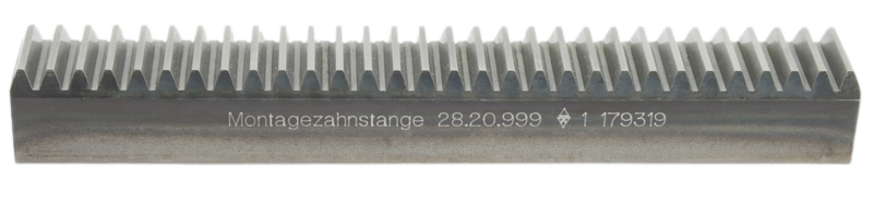 Listwa do łączenia ATLANTA 28 40 999, Moduł 4 40x39x188,49mm, zęby proste, hartowane, klasa dokładności 6h
