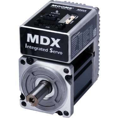 Serwosilnik zintegrowany MOONS' MDXK61GNMRA000 200W 24-60VDC, IP20, enkoder inkrementalny 1024cpr, RS485/Modbus RTU/ Qprogrammer, radiator slim