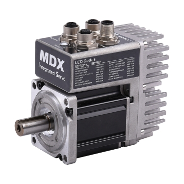 Serwosilnik zintegrowany MOONS' MDXL61GN3RB000 200W 24-60VDC, IP65, enkoder inkrementalny 16-bit, RS485/Modbus RTU/ Qprogrammer, radiator standard