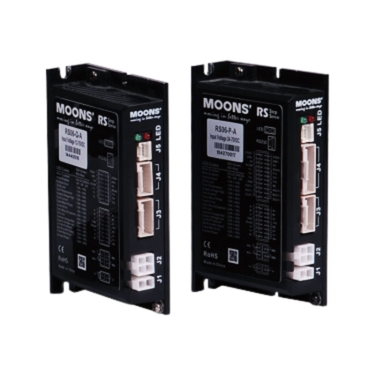 Sterownik silnika serwokrokowego MOONS' RS10-Q-A 24-70VDC 10A Sterowanie impulsowe / SCL / Qprogrammer
