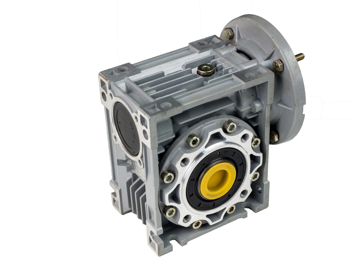 Przekładnia ślimakowa NATECH DRIVE RV050 i=7,5, IEC 71 B14, d1=14, regular grey