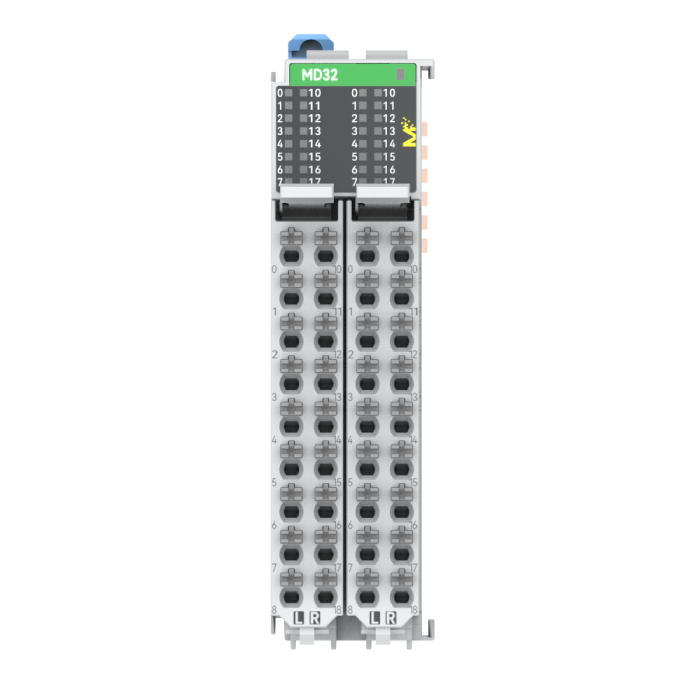 32-kanałowy moduł cyfrowy wejść/wyjść HCMX-MD32-D 16DI (NPN/PNP), 16DO (NPN)