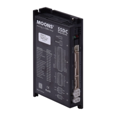 Sterownik silnika serwokrokowego MOONS' SSDC03-A-FC 12-48VDC 3A IMPULSOWY / ANALOGOWY / ModbusRTU / SCL /  Q Programming
 (1 axis)