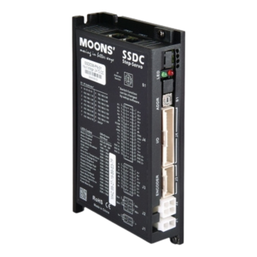 Sterownik silnika serwokrokowego MOONS` SSDC06-PN-FC 24-70VDC 6A Dual-Port Ethernet (2xRJ45) Profinet/ Qprogrammer / Analog