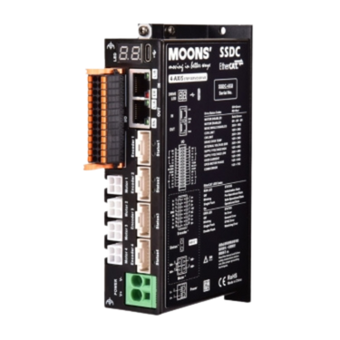 Sterownik silnika serwokrokowego MOONS' SSDC10-4XU-ECX-S-FC 24-70VDC 10A EtherCAT (4 axis), Funkcja STO