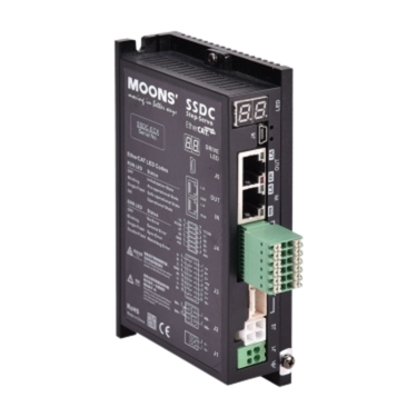 Sterownik silnika serwokrokowego MOONS' SSDC10-ECX-J-FC 24-70VDC 10A EtherCAT / Q Programming (1 axis)