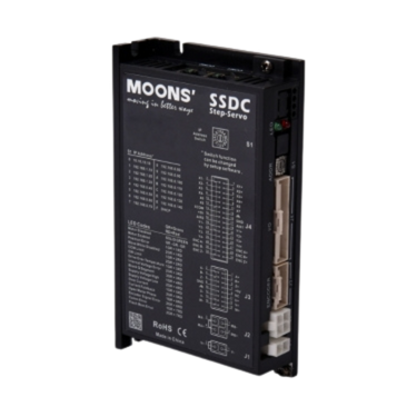 Sterownik silnika serwokrokowego MOONS' SSDC10-R-FC 24-70VDC 10A IMPULSOWY / ANALOGOWY / ModbusRTU / SCL /  Q Programming
 (1 axis)