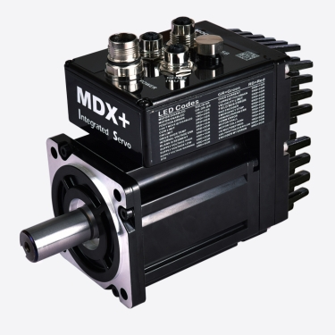 Serwosilnik zintegrowany MOONS' MDXT83G5XECT000 750W 24-48VDC, IP65, enkoder inkrementalny 21-bit, EtherCAT, STO, z hamulcem